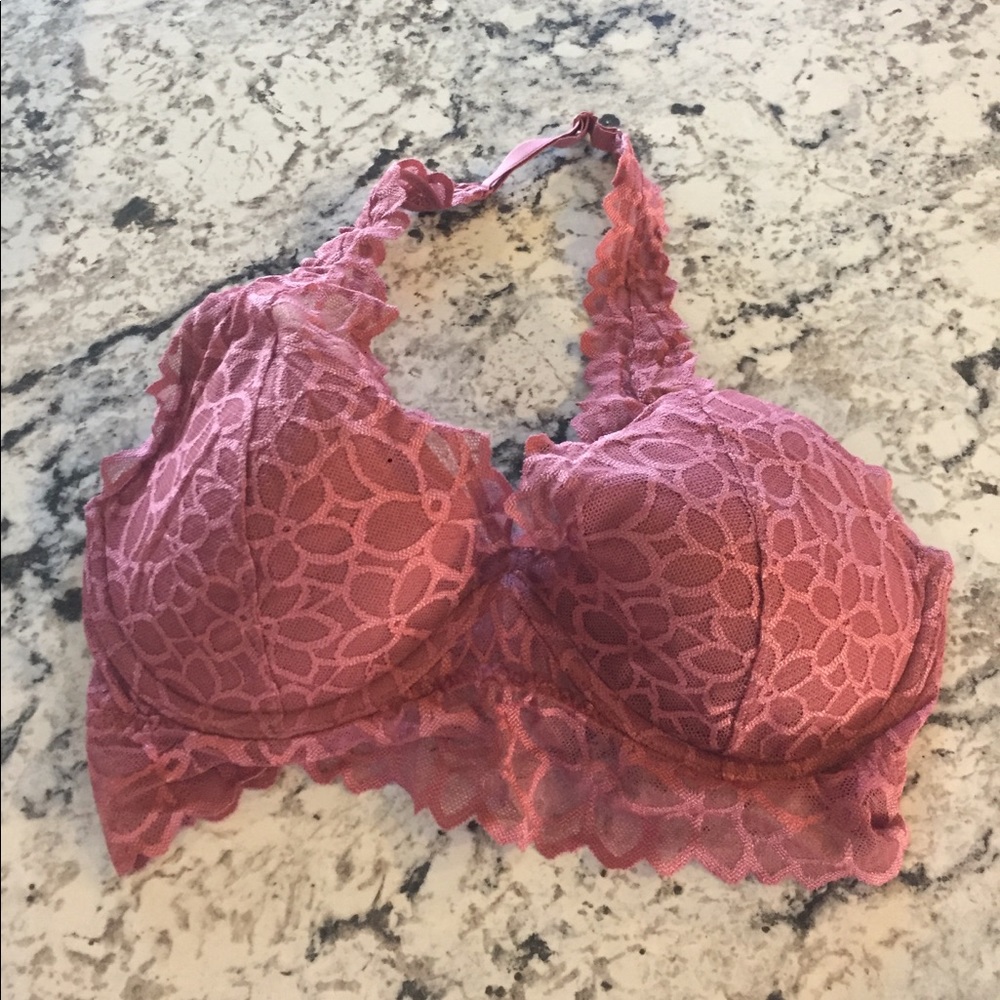 Victoria’s Secret/Pink Halter Bra Dusty Pink